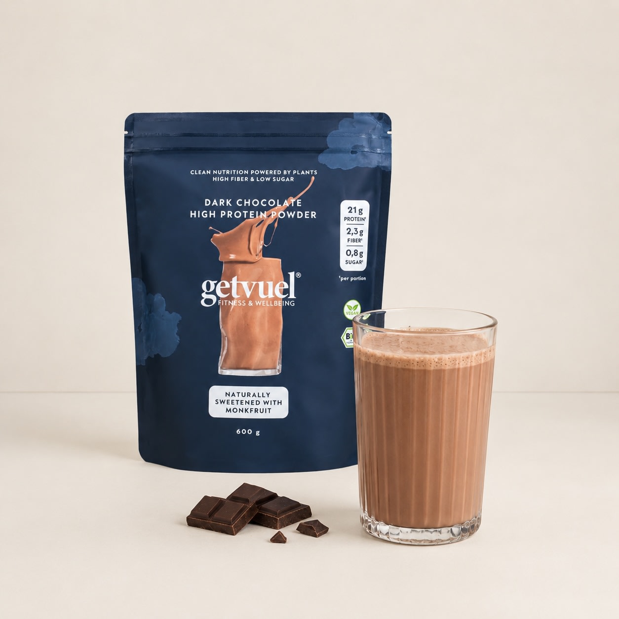 GETVUEL Dark Choc Protein Powder – Bild 2
