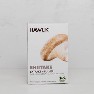 Shiitake Extrakt Kapseln Verpackung von vorne