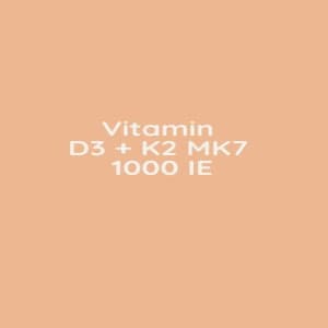 VITAMIN D3 + K2, 1.000 i.E.