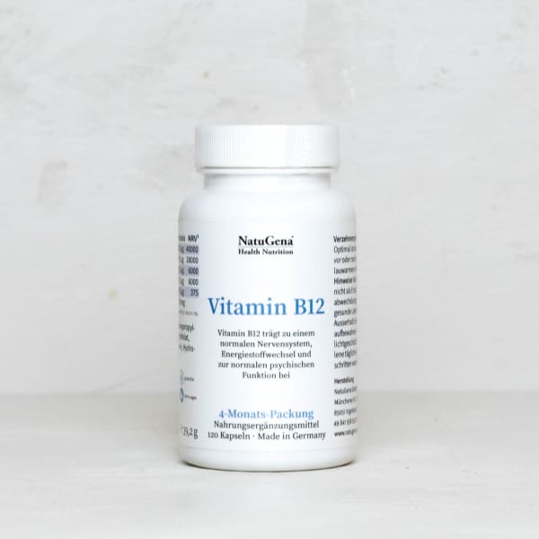 Vitamin B12 Supplement als Kapseln