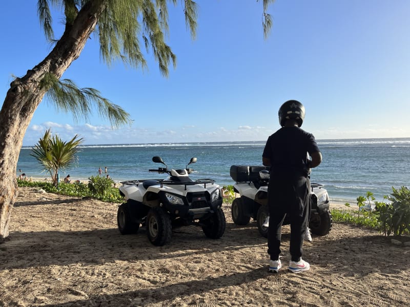 Location de quad à Saint-Pierre, La Réunion encadré par le prestataire, La Réunion