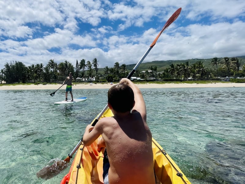 Location de kayak à La Saline-les-Bains, La Réunion encadré par le prestataire, La Réunion