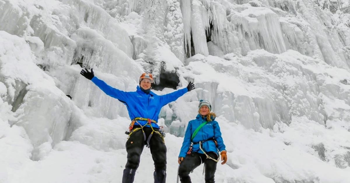 Eisklettern in der Korouoma-Schlucht von Pyha-Luosto | Manawa