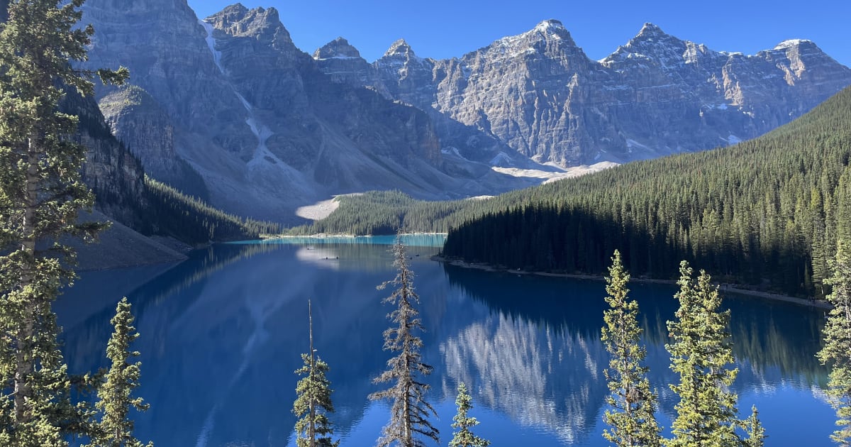 Private Tour: The Legendary Lakes Moraine, Louise & Emerald from Banff ...