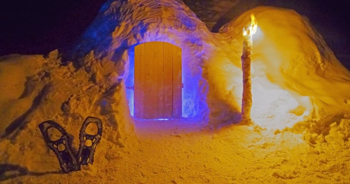Raquettes à neige à Courchevel, Les Trois Vallées