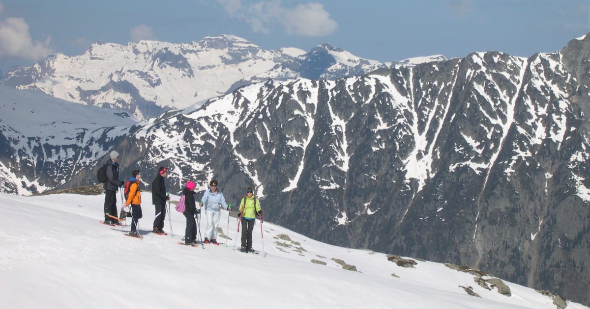Raquettes à neige à Chamonix Mont-Blanc
