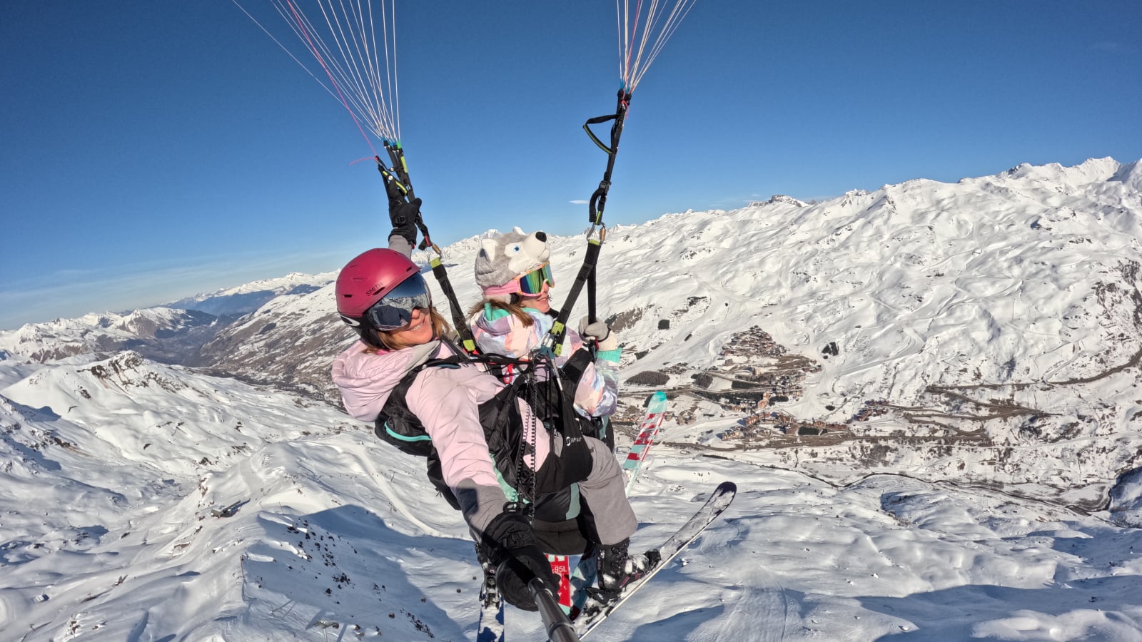 Paragliding · Les Menuires, Les Trois Vallées