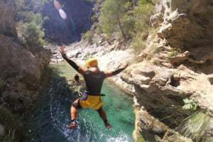 Canyoning excursion at Guadalmina in Benahavís, near Marbella