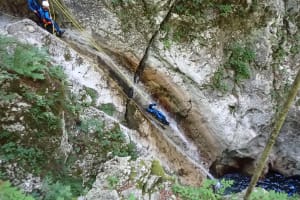 Discover canyoning in the Sušec canyon from Bovec