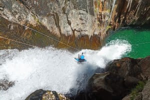 Sporty Canyoning in the Artigue Canyon, Ariège