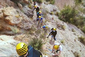 Vía Ferrata Callosa de Segura beginners / intermediate level (k3) in Alicante