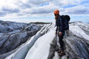 Senderismo glaciar Falljökull para principiantes en el Parque Nacional de Vatnajökull desde Skaftafell 