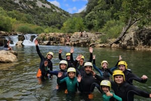 Canyoning in Saint-Guilhem-le-Désert near Montpellier