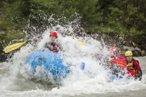 White Water Rafting on the Salzach River, near Salzburg