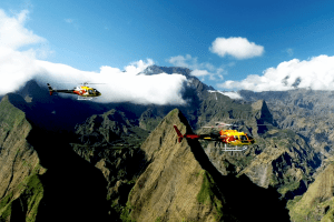 Survol des volcans et des cirques de La Réunion en hélicoptère