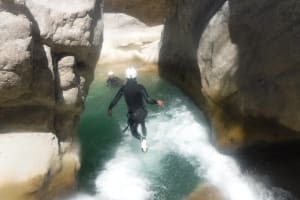 Canyoning Descent of the Clue de Saint-Auban in the Verdon, near Castellane