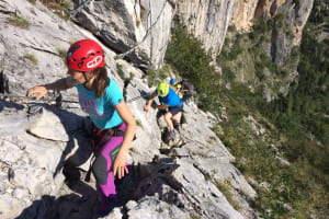 Via Ferrata Mount Colodri in Arco, Lake Garda