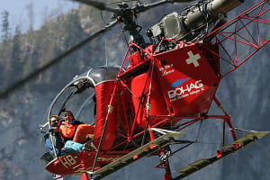 Tandem Helicopter Skydive over Lauterbrunnen Valley near Interlaken