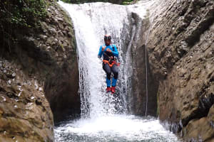 Full Descent of the Ecouges Canyon in the Vercors near Grenoble