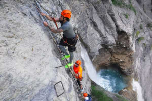 Via Ferrata Sorrosal, Broto, in Huesca