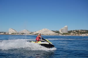 Jet ski excursions in Angel's Bay, Villeneuve-Loubet