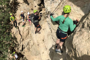 Sporty Via Ferrata Monte Albano near Arco, Lake Garda