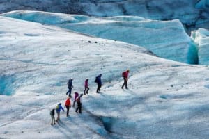 Circuit des cascades de la côte sud et randonnée dans les glaciers au départ de Reykjavik