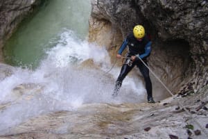 Canyoning near Bovec