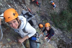 Via ferrata of Pont du Diable in Ardèche
