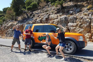 Guided Jeep Safari to Knossos Minoan Palace & Old Mountain Pottery Village from Elounda in Crete