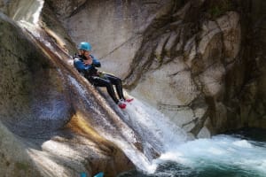 Soussoueou Canyon in Laruns, Ossau Valley