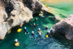 Canyoning at Mont-Perdu near Saint-Lary