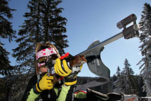 Initiation au biathlon à St-Lary-Soulan dans les Pyrénées