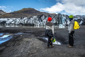 Excursion au sud de l'Islande et randonnée glaciaire sur le Sólheimajökull