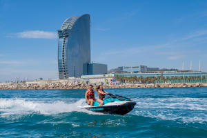 Jet ski rental on the coast of Barcelona