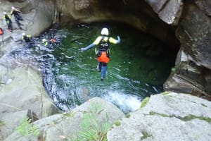 Sporty Canyoning Excursion in Iragna, Ticino