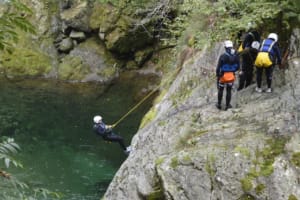 Canyoning on Sorba Torrent near Alagna Valsesia