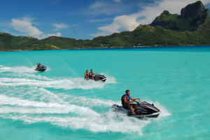 Guided jet ski excursion in Saint-Martin from Anse Marcel