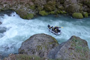 Descenso de rafting en el Dranse en Thonon-les-Bains