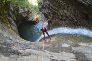 Canyoning excursion in Sierra de Guara, near Huesca