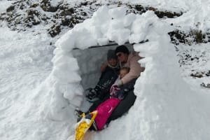 Randonnée en raquettes Petits Trappeurs depuis la Mongie