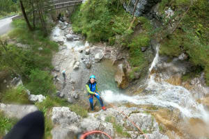 Vertical Canyoning in Biberwier, near Zugspitze