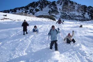 Randonnée en raquettes sur les Balcons du Tourmalet depuis la Mongie
