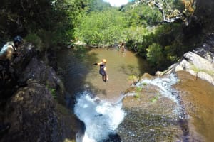 Canyoning-Erlebnis auf Madeira: Grüner Canyon im Verborgenen Tal