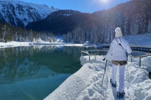Randonnée Raquettes à Courchevel, Les 3 Vallées