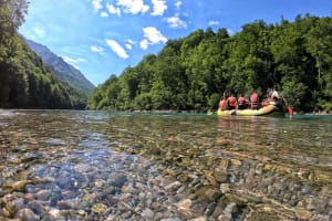 Rafting trip down the Tara River in Foca