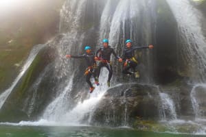 Lower part of the Furon canyon in Grenoble
