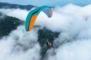 Tandem Paragliding Flight over Jaco, Costa Rica