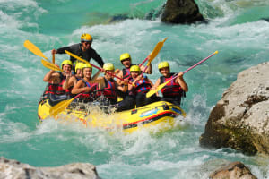 Rafting Trip on the Soča River near Bovec