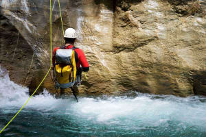 Canyoning at Rubo River Gorge in Picos de Europa National Park